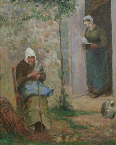 Charity by Camille Jacob Pissarro